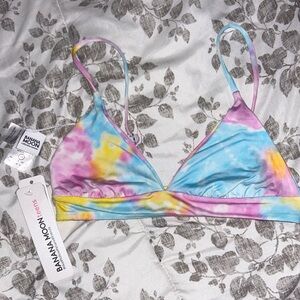 Bananamoon Pastel Tie-Dye Bikini Top
